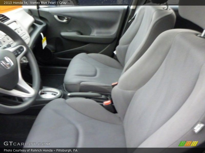 Vortex Blue Pearl / Gray 2013 Honda Fit