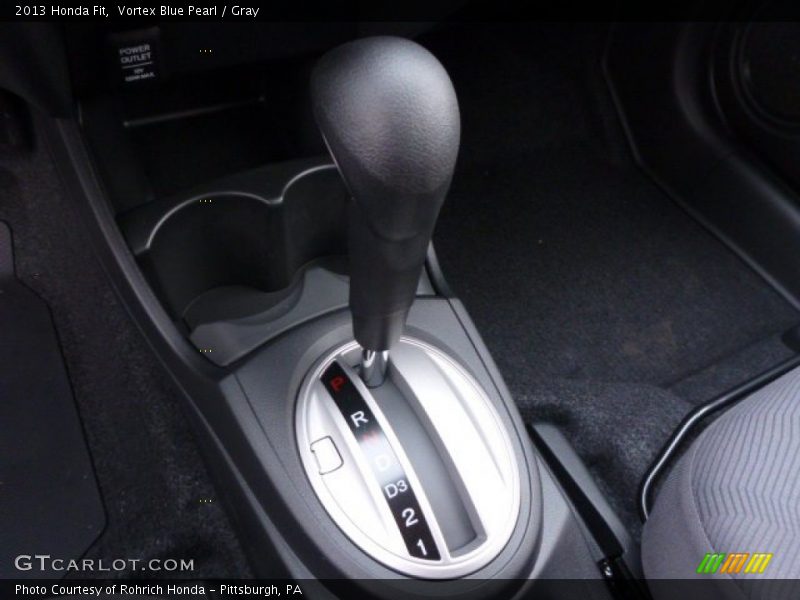 Vortex Blue Pearl / Gray 2013 Honda Fit