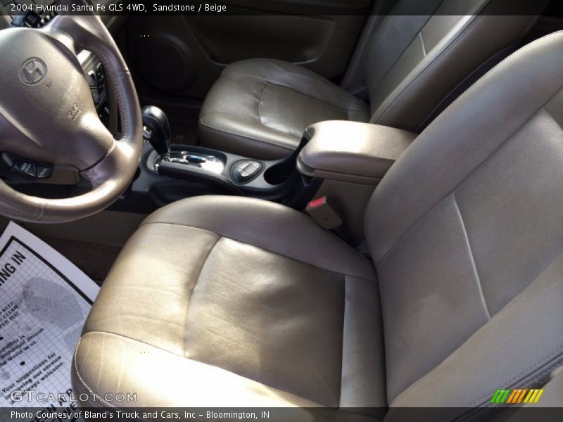 Sandstone / Beige 2004 Hyundai Santa Fe GLS 4WD