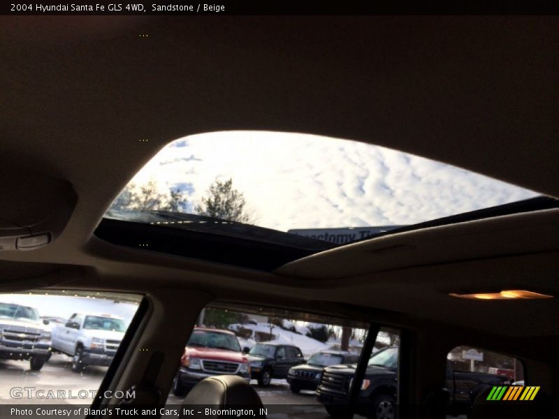 Sandstone / Beige 2004 Hyundai Santa Fe GLS 4WD