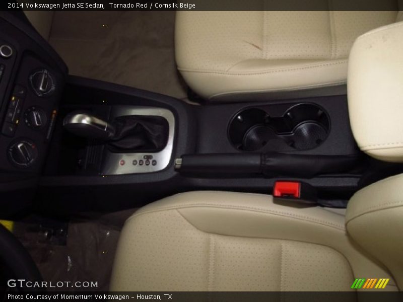 Tornado Red / Cornsilk Beige 2014 Volkswagen Jetta SE Sedan
