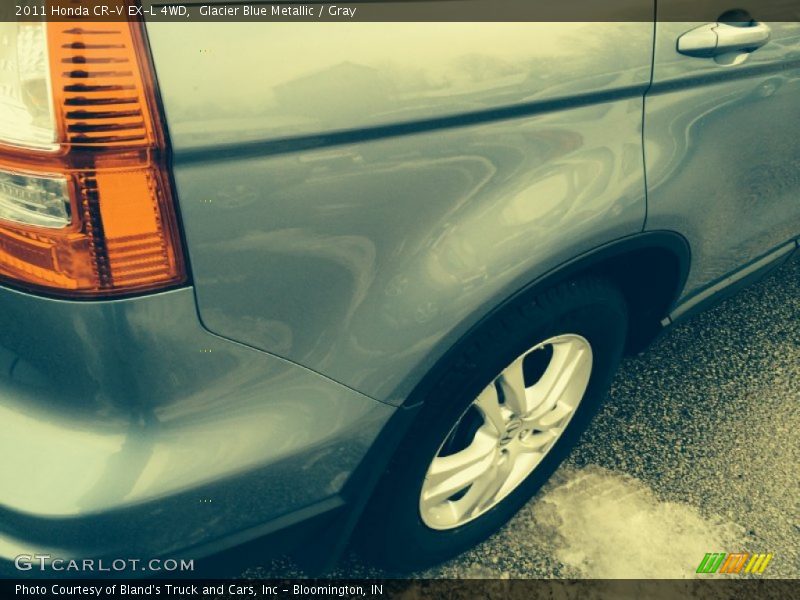 Glacier Blue Metallic / Gray 2011 Honda CR-V EX-L 4WD