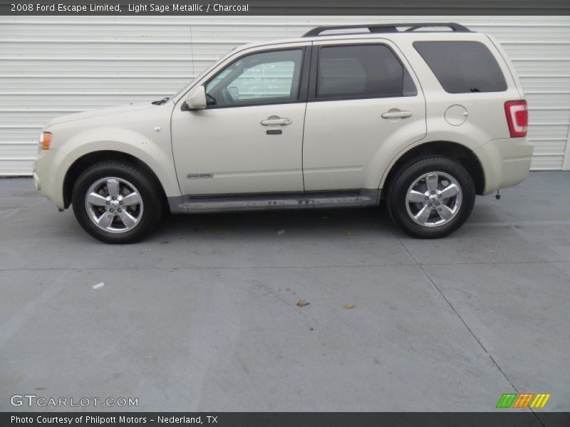 Light Sage Metallic / Charcoal 2008 Ford Escape Limited