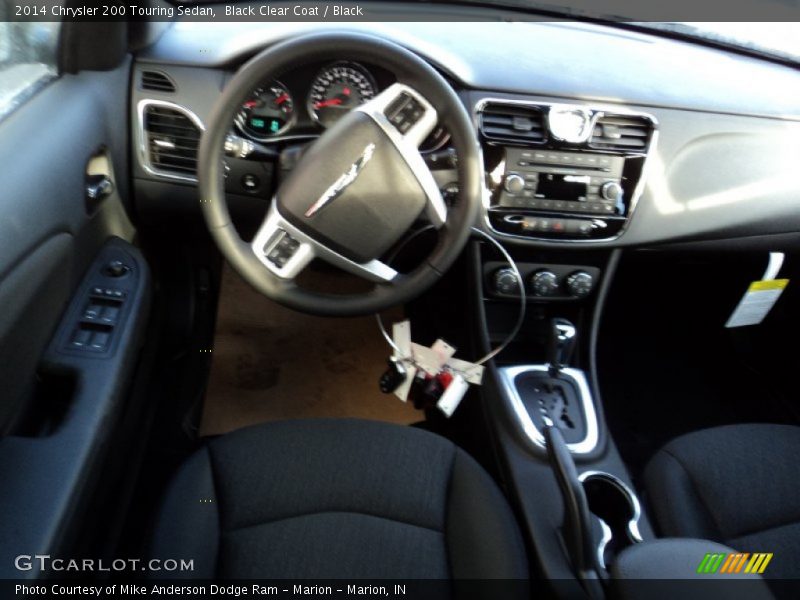 Black Clear Coat / Black 2014 Chrysler 200 Touring Sedan