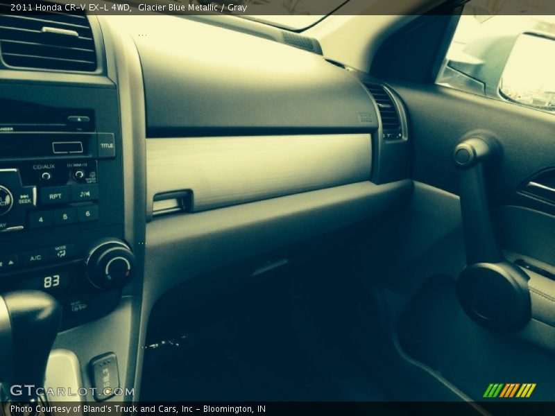Glacier Blue Metallic / Gray 2011 Honda CR-V EX-L 4WD