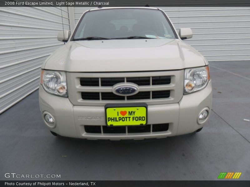 Light Sage Metallic / Charcoal 2008 Ford Escape Limited