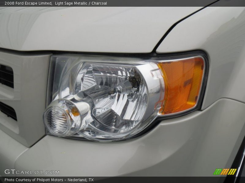 Light Sage Metallic / Charcoal 2008 Ford Escape Limited