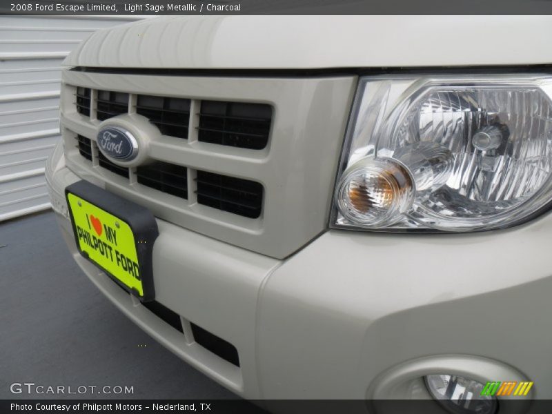 Light Sage Metallic / Charcoal 2008 Ford Escape Limited