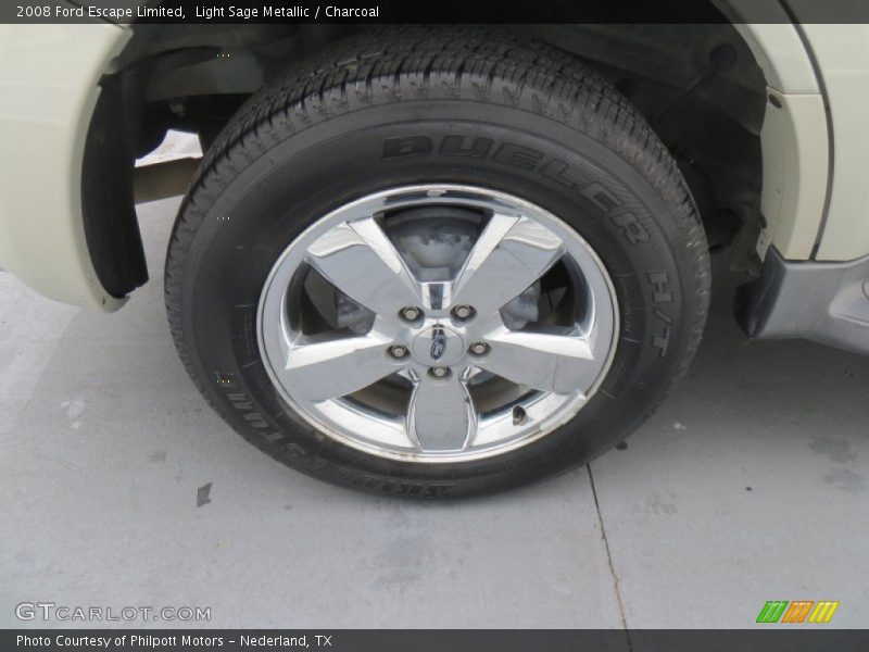 Light Sage Metallic / Charcoal 2008 Ford Escape Limited