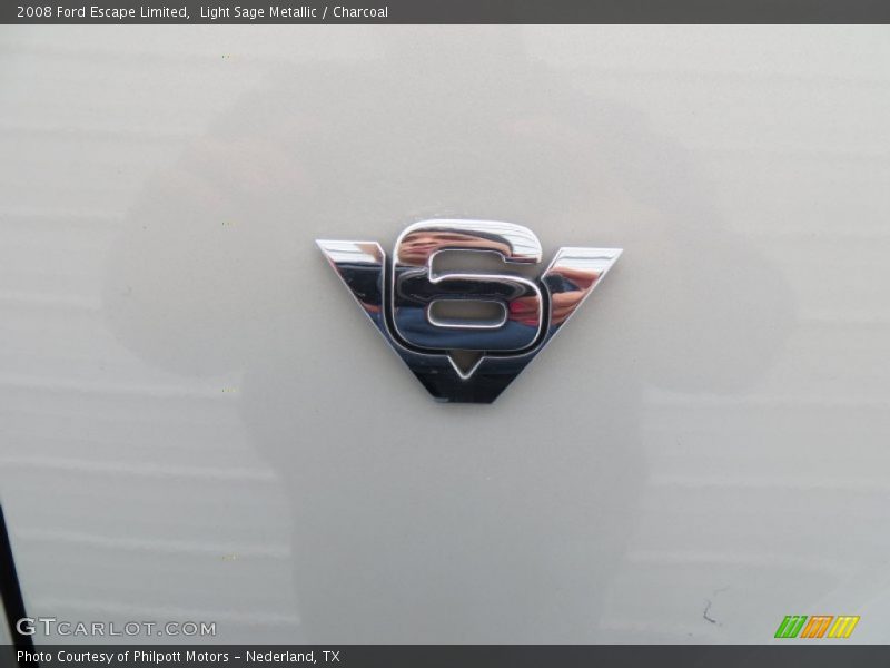 Light Sage Metallic / Charcoal 2008 Ford Escape Limited