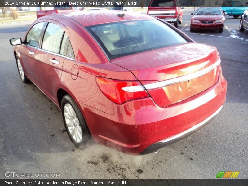 Deep Cherry Red Crystal Pearl / Black 2014 Chrysler 200 Limited Sedan