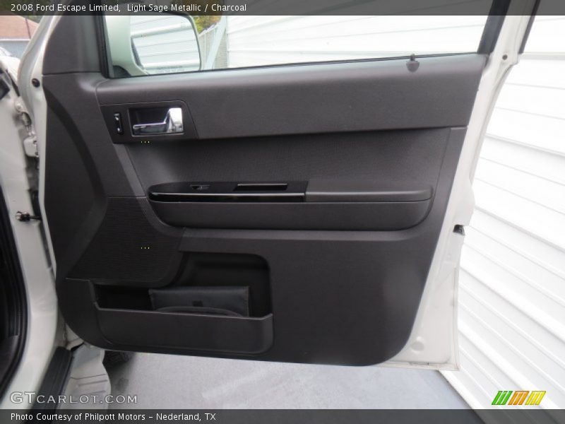 Light Sage Metallic / Charcoal 2008 Ford Escape Limited