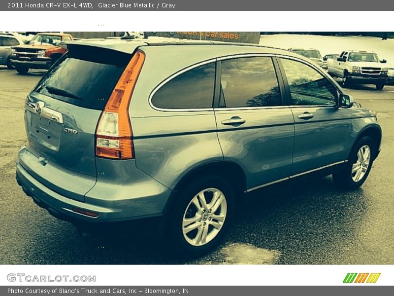 Glacier Blue Metallic / Gray 2011 Honda CR-V EX-L 4WD