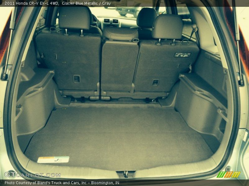 Glacier Blue Metallic / Gray 2011 Honda CR-V EX-L 4WD