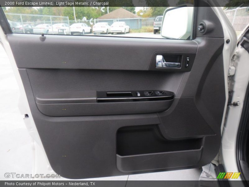 Light Sage Metallic / Charcoal 2008 Ford Escape Limited