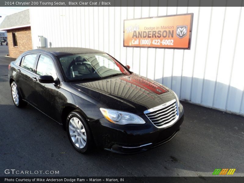 Black Clear Coat / Black 2014 Chrysler 200 Touring Sedan