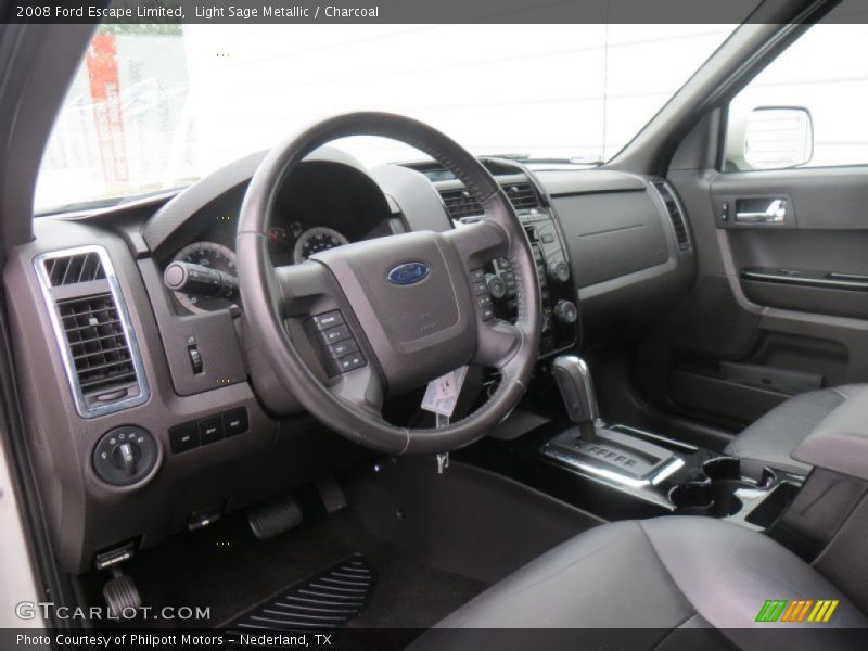 Light Sage Metallic / Charcoal 2008 Ford Escape Limited