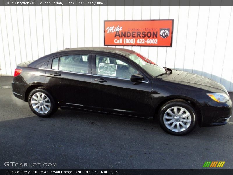 Black Clear Coat / Black 2014 Chrysler 200 Touring Sedan