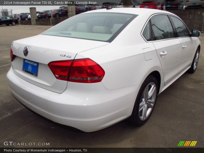 Candy White / Cornsilk Beige 2014 Volkswagen Passat TDI SE