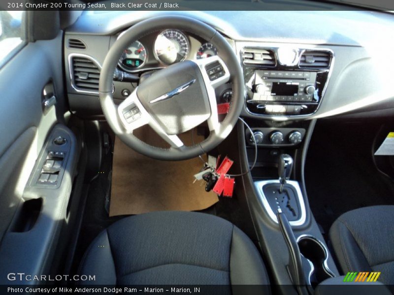 Black Clear Coat / Black 2014 Chrysler 200 Touring Sedan