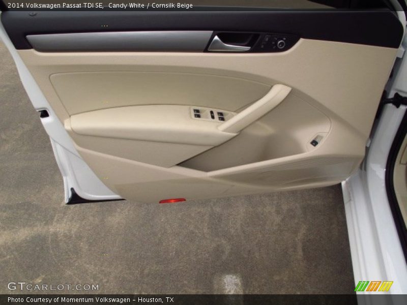 Candy White / Cornsilk Beige 2014 Volkswagen Passat TDI SE