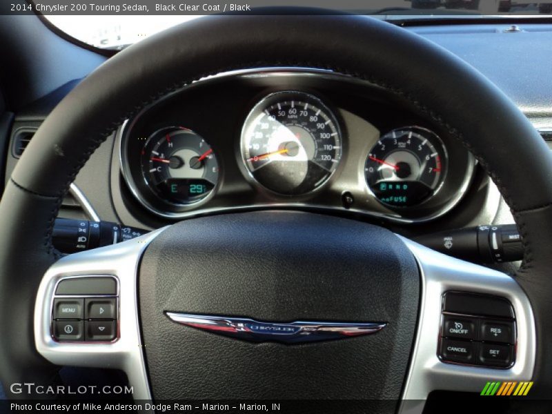 Black Clear Coat / Black 2014 Chrysler 200 Touring Sedan