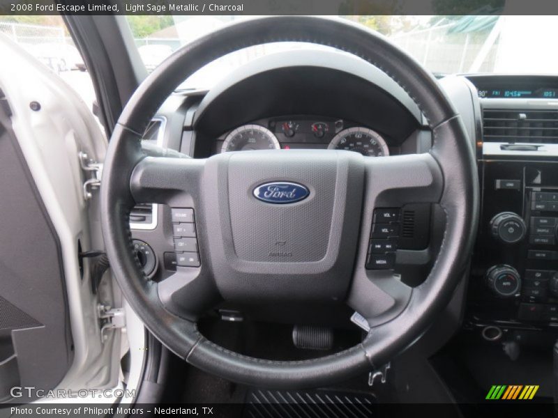 Light Sage Metallic / Charcoal 2008 Ford Escape Limited