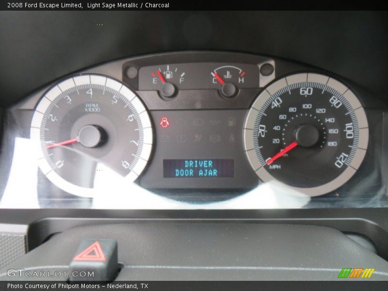 Light Sage Metallic / Charcoal 2008 Ford Escape Limited