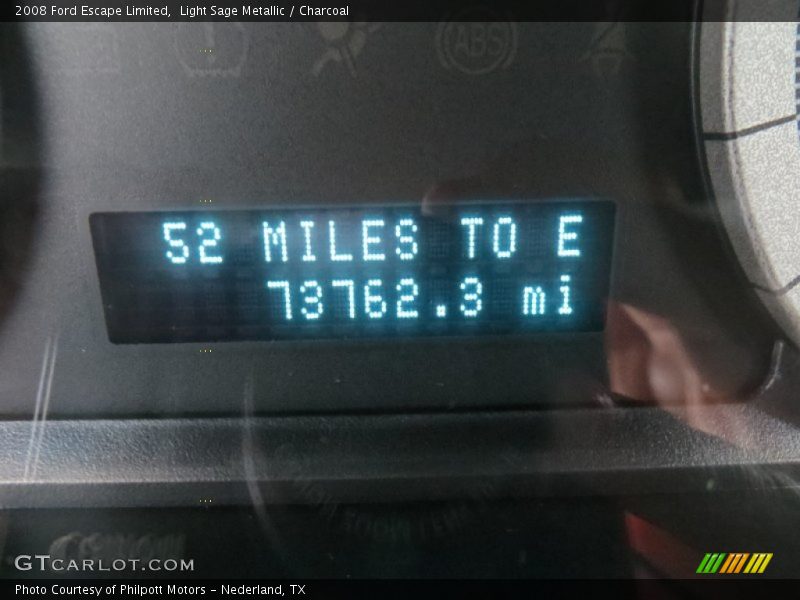 Light Sage Metallic / Charcoal 2008 Ford Escape Limited