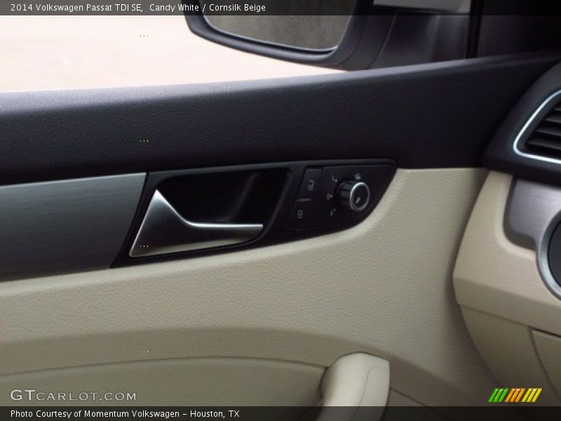 Candy White / Cornsilk Beige 2014 Volkswagen Passat TDI SE