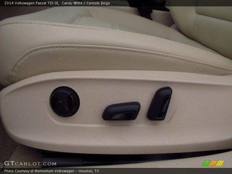 Candy White / Cornsilk Beige 2014 Volkswagen Passat TDI SE