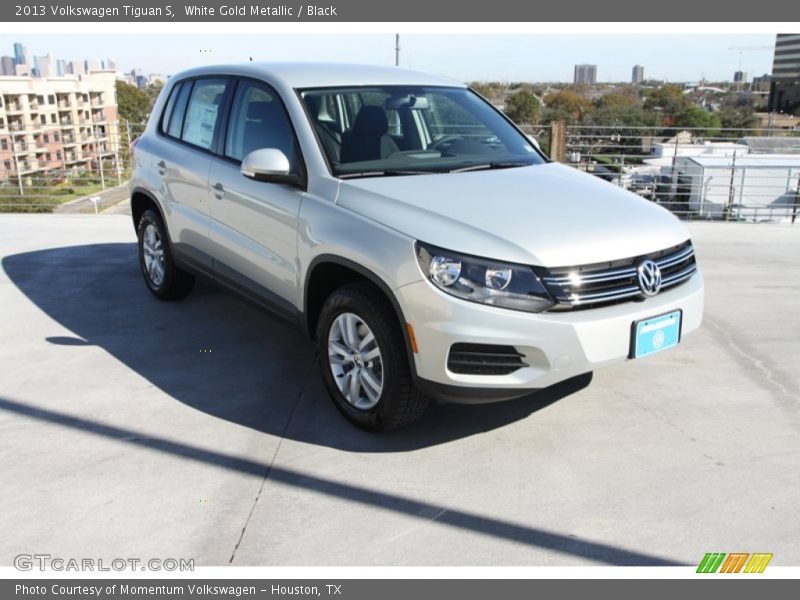 White Gold Metallic / Black 2013 Volkswagen Tiguan S