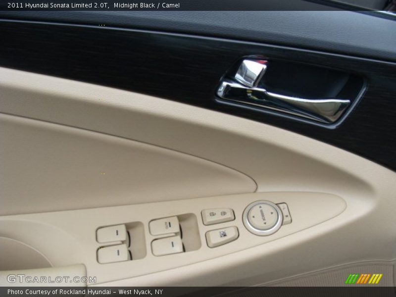 Midnight Black / Camel 2011 Hyundai Sonata Limited 2.0T