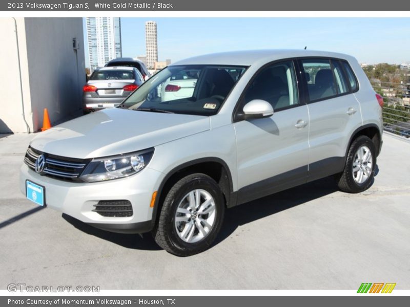 White Gold Metallic / Black 2013 Volkswagen Tiguan S