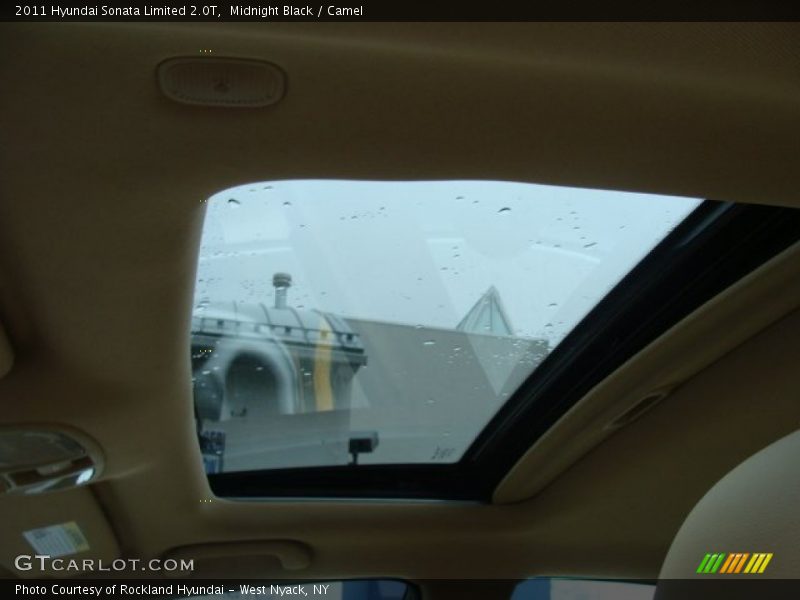 Midnight Black / Camel 2011 Hyundai Sonata Limited 2.0T