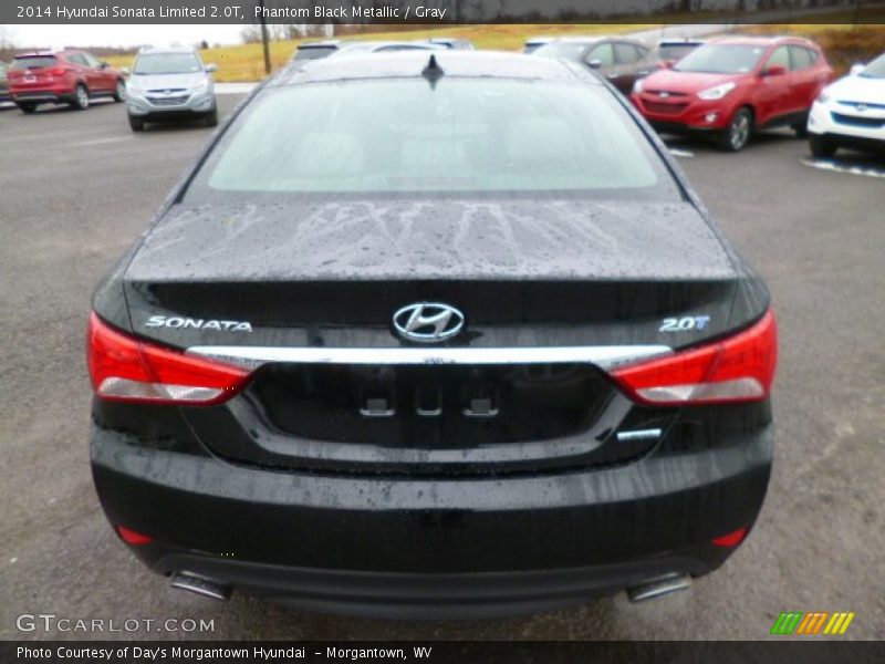 Phantom Black Metallic / Gray 2014 Hyundai Sonata Limited 2.0T