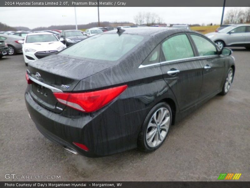Phantom Black Metallic / Gray 2014 Hyundai Sonata Limited 2.0T