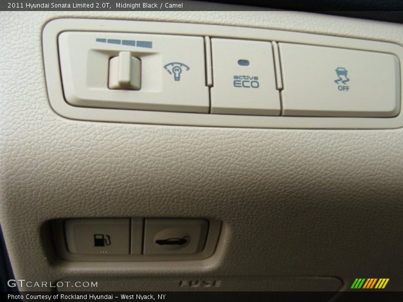 Midnight Black / Camel 2011 Hyundai Sonata Limited 2.0T