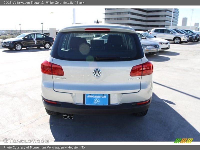 White Gold Metallic / Black 2013 Volkswagen Tiguan S