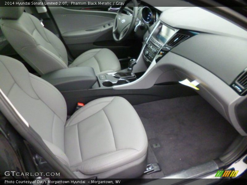 Phantom Black Metallic / Gray 2014 Hyundai Sonata Limited 2.0T