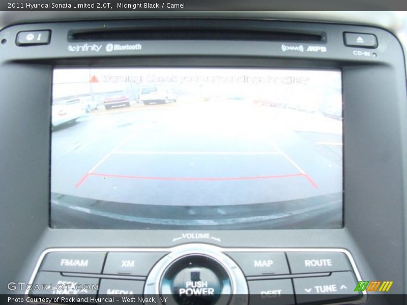 Midnight Black / Camel 2011 Hyundai Sonata Limited 2.0T