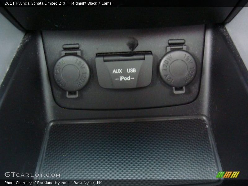 Midnight Black / Camel 2011 Hyundai Sonata Limited 2.0T