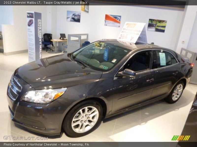 Taupe Gray Metallic / Jet Black 2013 Chevrolet Malibu LT