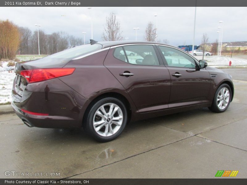 Dark Cherry / Beige 2011 Kia Optima EX