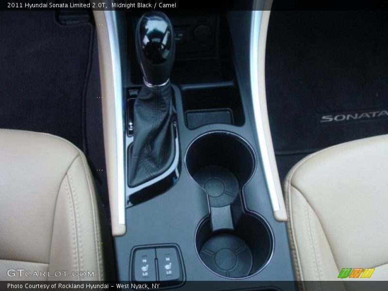 Midnight Black / Camel 2011 Hyundai Sonata Limited 2.0T