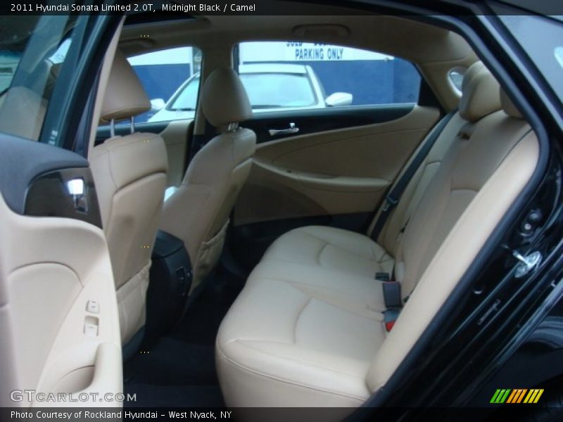 Midnight Black / Camel 2011 Hyundai Sonata Limited 2.0T