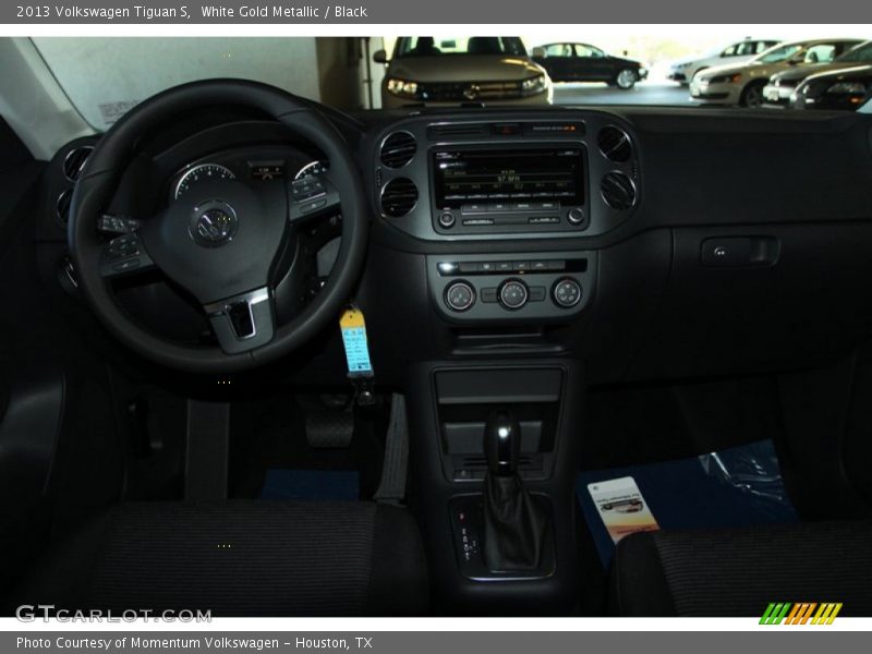 White Gold Metallic / Black 2013 Volkswagen Tiguan S