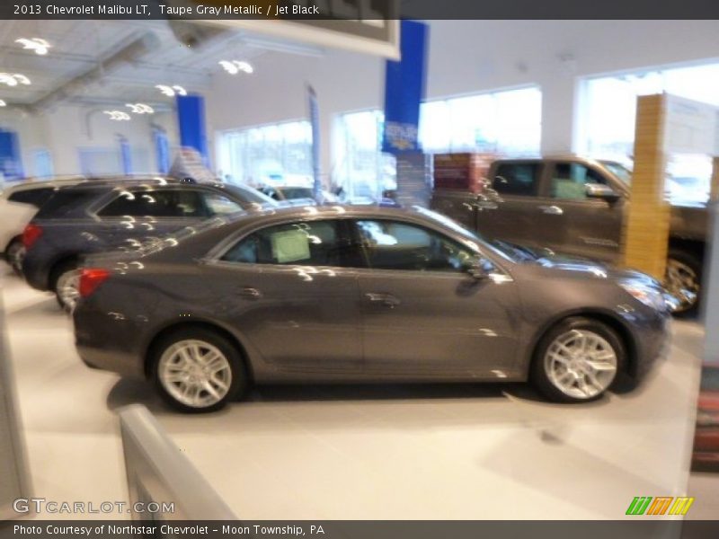 Taupe Gray Metallic / Jet Black 2013 Chevrolet Malibu LT