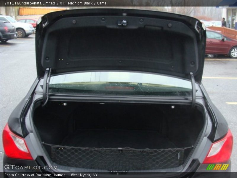 Midnight Black / Camel 2011 Hyundai Sonata Limited 2.0T