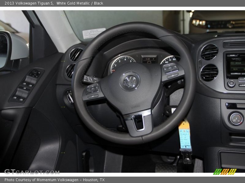 White Gold Metallic / Black 2013 Volkswagen Tiguan S